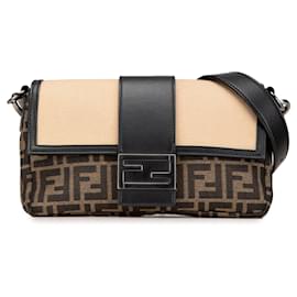 Fendi-FENDI Handbags T.  Leather-Brown
