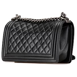 Chanel-CHANEL Handbags T.  Leather-Black