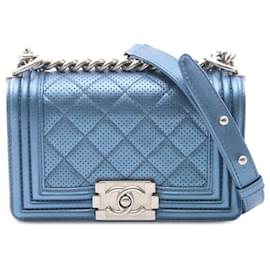 Chanel-CHANEL Handbags T.  Leather-Blue