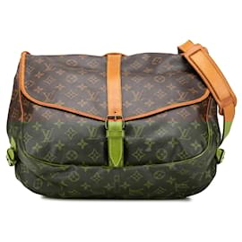 Louis Vuitton-LOUIS VUITTON Handbags T.  Leather-Brown