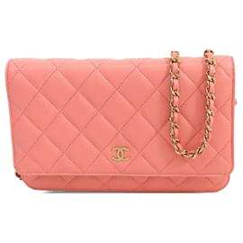 Chanel-CHANEL Handbags T.  Leather-Pink