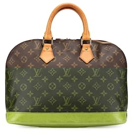 Louis Vuitton-LOUIS VUITTON Handbags T.  Leather-Brown