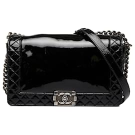 Chanel-CHANEL Handbags T.  Leather-Black