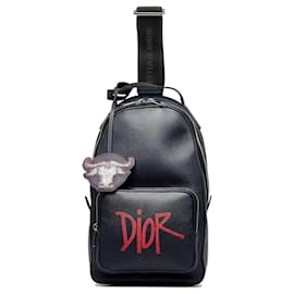 Dior-DIOR Backpacks T.  Leather-Blue