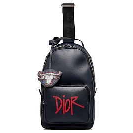Sacs à dos DIOR T. Cuir Bleu