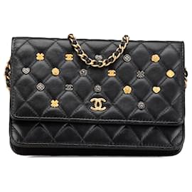 Chanel-CHANEL Handbags T.  Leather-Black