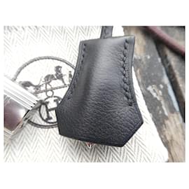 Hermès-Hermès Kelly Epsom calf leather bell and pull tab 26cm black new dustbag silver palladium lock-Black