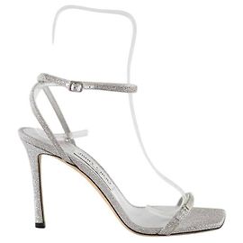 Jimmy Choo Tacchi argentati Argento