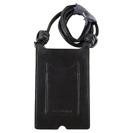Yves Salomon Borsa a spalla in pelle nera Nero