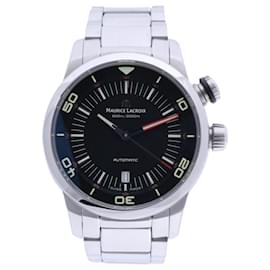 Autre Marque-Maurice Lacroix Pontos AU07707 SS AT Black Dial PT6248-SS002L-330 Watch-Black