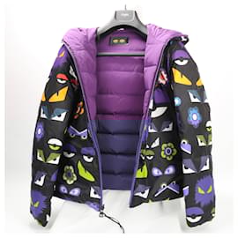 Fendi-Fendi Purple Puffer Jacket, Size 44-Other