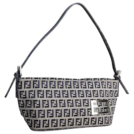 Fendi-FENDI Handbags T.  Cloth-Grey