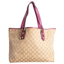 Borse GUCCI T. Tessuto Marrone