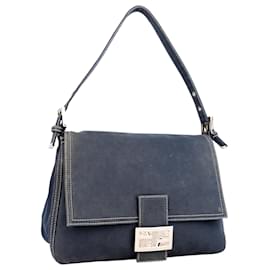 Fendi-FENDI Handbags T.  Cloth-Blue