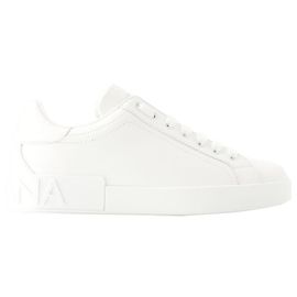 Dolce & Gabbana Tênis Portofino - Dolce&Gabbana - Couro - Branco Branco