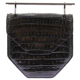 Autre Marque NON SIGNE / UNSIGNED Handbags T.  Leather Black
