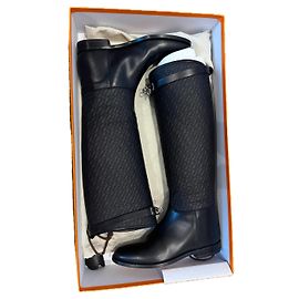 Hermès Botas HERMES T.EU 37 Couro Preto