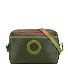 Céline-Celine Macadam Shoulder Bag-Brown