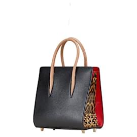 Christian Louboutin-Sac à main Paloma Small Spike Studs de Christian Louboutin-Noir,Rouge,Multicolore
