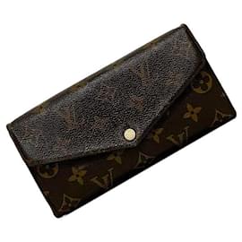 Louis Vuitton-Louis Vuitton Monogram Bi-fold Long Wallet-Brown,Other,Monogram