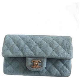 Chanel-Chanel timeless classic denim bag new-Blue