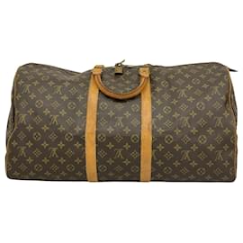 Louis Vuitton-Louis Vuitton Keepall 55-Brown