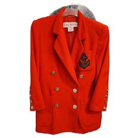 Escada Margareta Ley red blazer Red