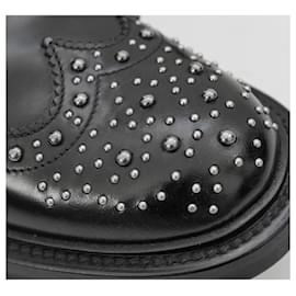 Church's-Church’s Angelina Met. 2 Studded Lace Up Ankle Boots-Black