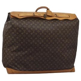 LOUIS VUITTON Borsa Steamer Monogram Borsa Boston M41126 LV Auth 113400 Monogramma