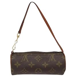 Louis Vuitton-LOUIS VUITTON Monogram Papillon Pouch Vintage LV Auth 114708-Monogram