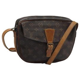 LOUIS VUITTON Monogram Jeune Fille GM Bolsa de Ombro M51225 LV Auth th5655 Monograma