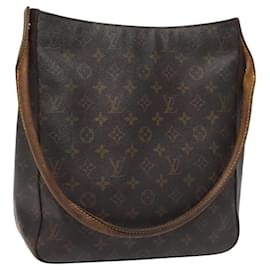 Louis Vuitton-LOUIS VUITTON Monogram Looping GM Shoulder Bag M51145 LV Auth 115194-Monogram