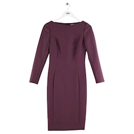 Dior-Silk dress-Dark red