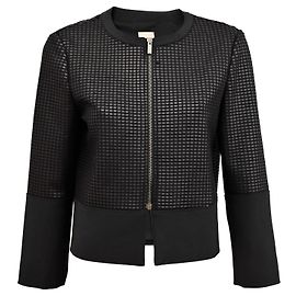 Pennyblack Penny Black crop zip up blazer jacket in black size M Black