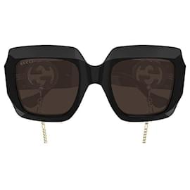 Gucci-GUCCI - GG1022S - SHINY BLACK - INJECTION-Black