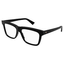 BOTTEGA VENETA - BV1227O - SHINY SOLID BLACK - RECYCLED ACETATE Black