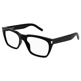 Saint Laurent-SAINT LAURENT - SL 598 OPT - SHINY SOLID BLACK - RECYCLED ACETATE-Black