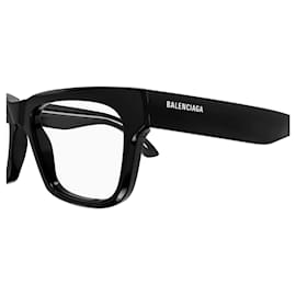 Balenciaga-BALENCIAGA BB0343O - 005 BLACK | UNISEX PRESCRIPTION GLASSES-Black