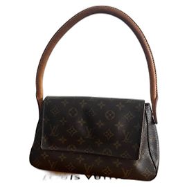 Bolsa Louis Vuitton Monogram Mini Looping M51147 (com caixa) Marrom