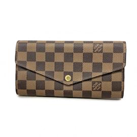 Louis Vuitton-Louis Vuitton Long Wallet in Ebene-Damier ebene