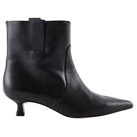 Lk Bennett Botas de couro pretas Preto