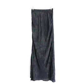 Mes Demoiselles ... Mes Demoiselles Marbled Silk Maxi Skirt Dark grey