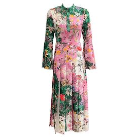 Robe Desmine à imprimé floral et sequins de Mary Katrantzou Multicolore