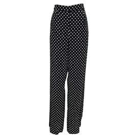 Alexandre Vauthier-Alexandre Vauthier Black / White Polka Dot Pants-Black