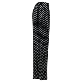 Alexandre Vauthier-Alexandre Vauthier Black / White Polka Dot Pants-Black