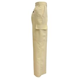 Stella Mc Cartney-Stella McCartney Butter Cargo Trousers-Yellow