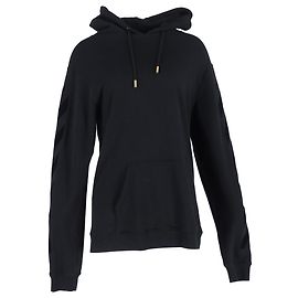 Off White Sudadera con logo a rayas Off-White en algodón negro Negro