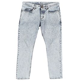 Jeans tapered slim-fit in cotone blu chiaro Saint Laurent Etienne Blu Blu chiaro
