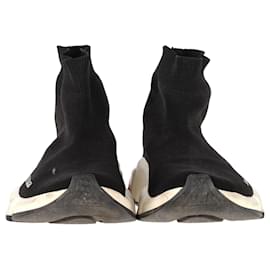 Balenciaga-Balenciaga Speed Sneakers in Black Polyester-Black