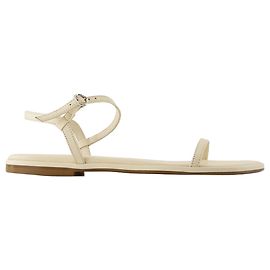 Nettie Sandals - Aeyde - Leather - White White
